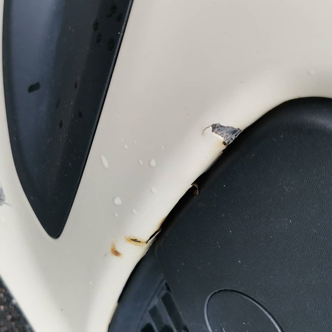 Осмотр Kia Picanto в штукатурке.